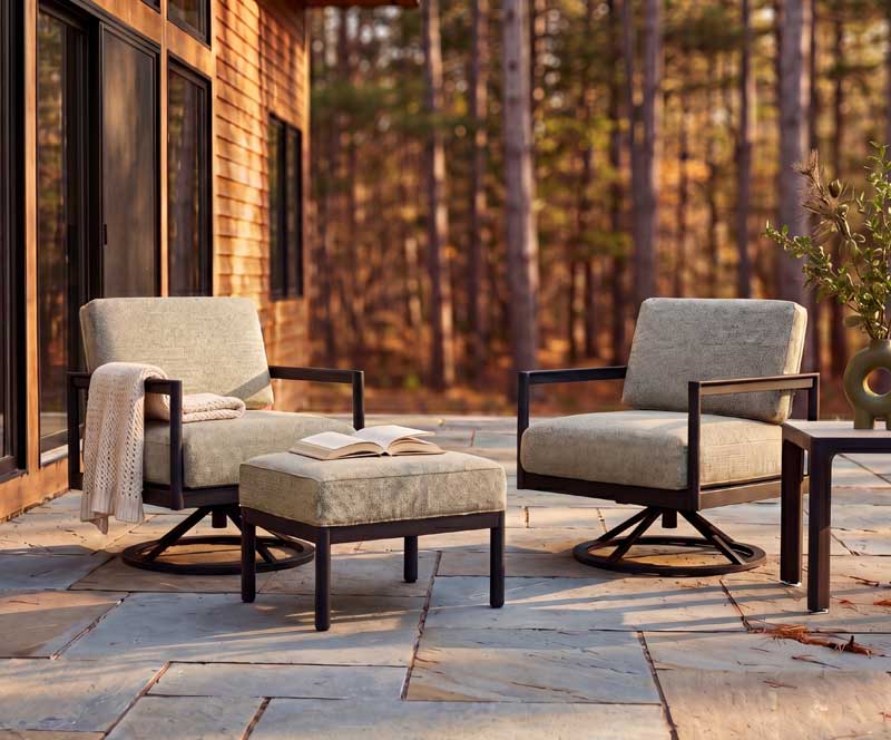 Brook Lounge Set by Woodard - Image 2